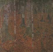 Gustav Klimt Birch Wood (mk20) oil painting on canvas